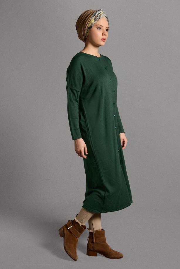 Vêtements hijab  PEARL DETAILED CARDIGAN 406  - TRENDTESETTÜR