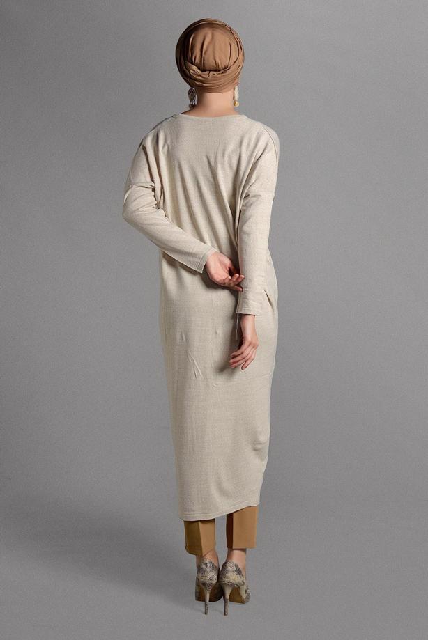 Vêtements hijab  PEARL DETAILED CARDIGAN 406  - TRENDTESETTÜR