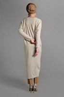 Hijab clothing BEIGE PEARL DETAILED CARDIGAN 406 