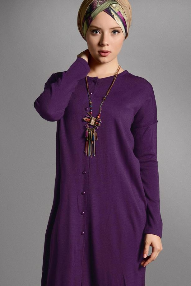 Vêtements hijab  PEARL DETAILED CARDIGAN 406  - TRENDTESETTÜR