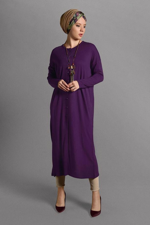 Vêtements hijab  PEARL DETAILED CARDIGAN 406  - TRENDTESETTÜR