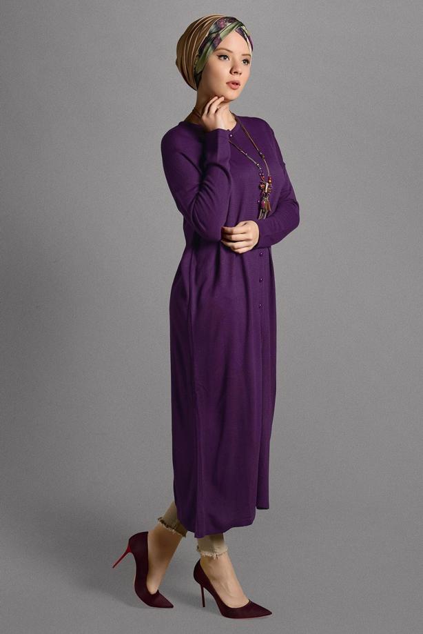 Vêtements hijab  PEARL DETAILED CARDIGAN 406  - TRENDTESETTÜR