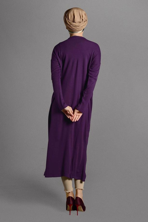 Vêtements hijab  PEARL DETAILED CARDIGAN 406  - TRENDTESETTÜR