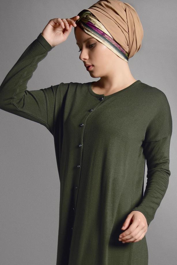 Vêtements hijab  PEARL DETAILED CARDIGAN 406  - TRENDTESETTÜR