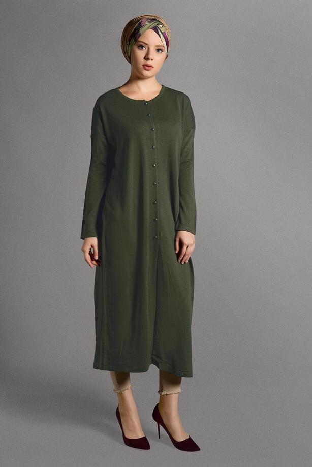 Vêtements hijab  PEARL DETAILED CARDIGAN 406  - TRENDTESETTÜR