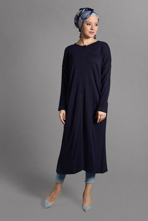 Vêtements hijab  PEARL DETAILED CARDIGAN 406  - TRENDTESETTÜR