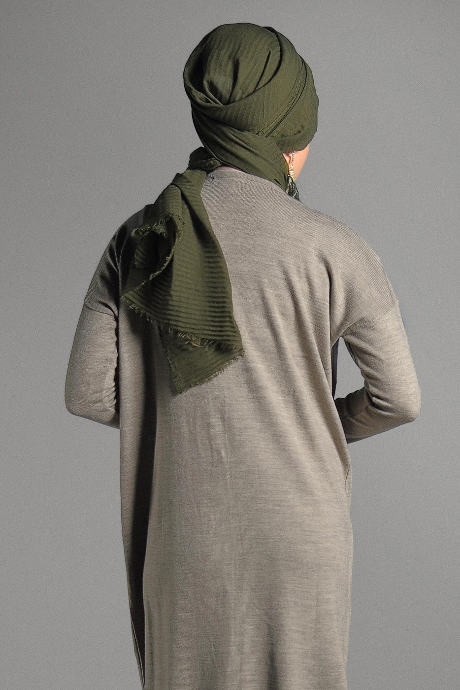 Vêtements hijab VISON GILET MAILLE À PERLES 406