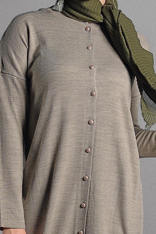 Vêtements hijab  PEARL DETAILED CARDIGAN 406  - TRENDTESETTÜR