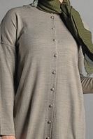 Vêtements hijab VISON GILET MAILLE À PERLES 406