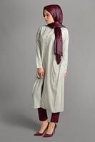 Vêtements hijab BEIGE GILET MAILLE À PERLES 406