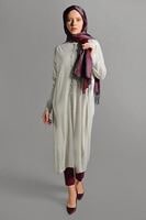 Vêtements hijab BEIGE GILET MAILLE À PERLES 406