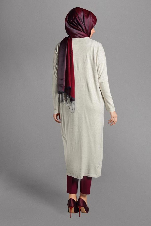 Vêtements hijab  PEARL DETAILED CARDIGAN 406  - TRENDTESETTÜR