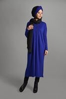 Vêtements hijab BLEU MARINE GILET MAILLE À PERLES 406