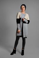 Tesettür giyim SİYAH RENKLİ TRİKO HIRKA 1919 