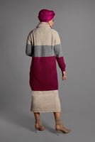 Tesettür giyim GRİ RENKLİ TRİKO HIRKA 1919 