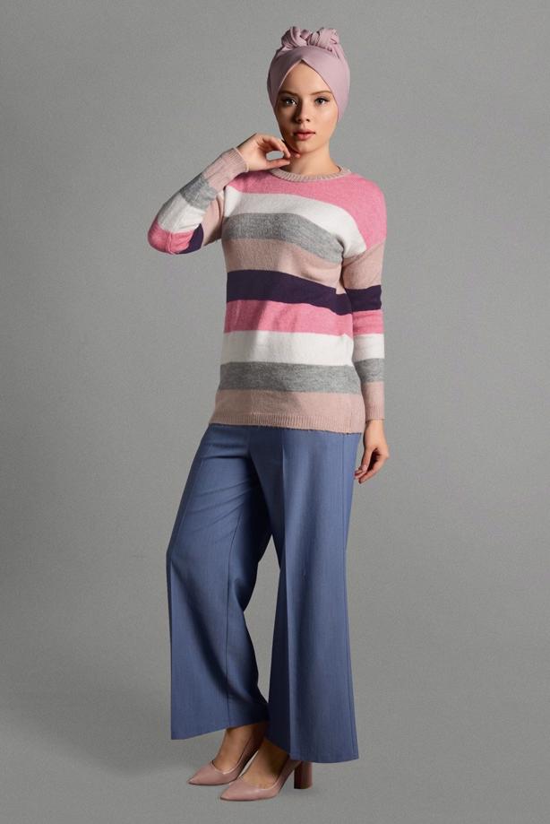 Vêtements hijab  STRIPPED KNIT CARDIGAN 2008  - TRENDTESETTÜR