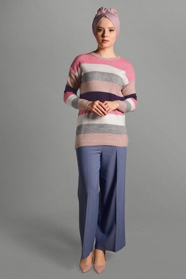 Vêtements hijab  STRIPPED KNIT CARDIGAN 2008  - TRENDTESETTÜR