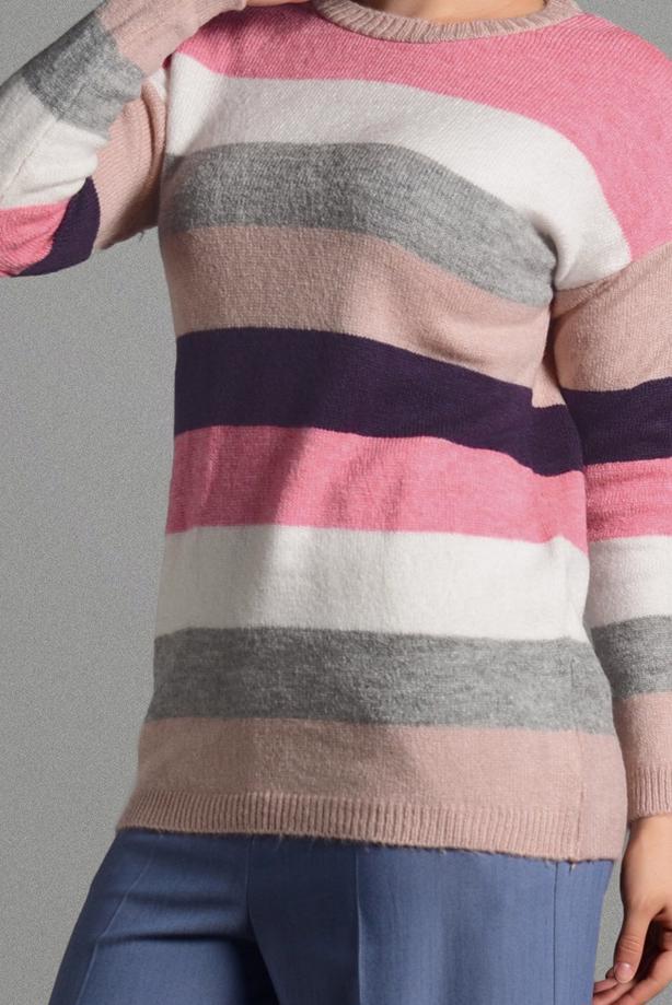 Vêtements hijab  STRIPPED KNIT CARDIGAN 2008  - TRENDTESETTÜR