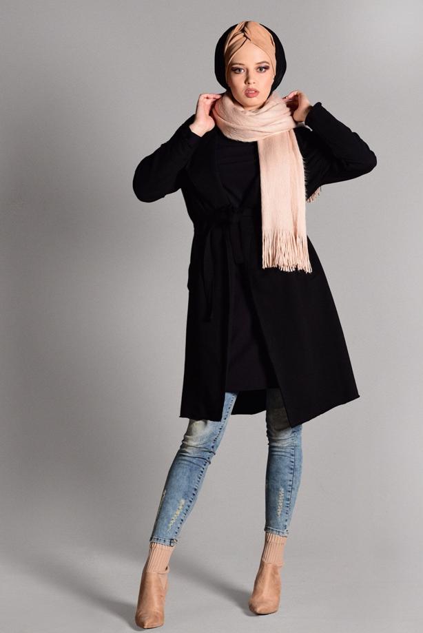 Vêtements hijab  BELTED CARDIGAN 3319  - TRENDTESETTÜR
