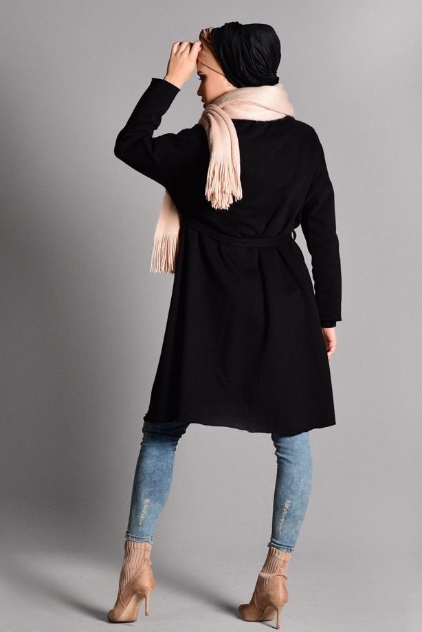 Vêtements hijab  BELTED CARDIGAN 3319  - TRENDTESETTÜR