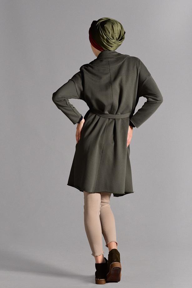 Vêtements hijab  BELTED CARDIGAN 3319  - TRENDTESETTÜR