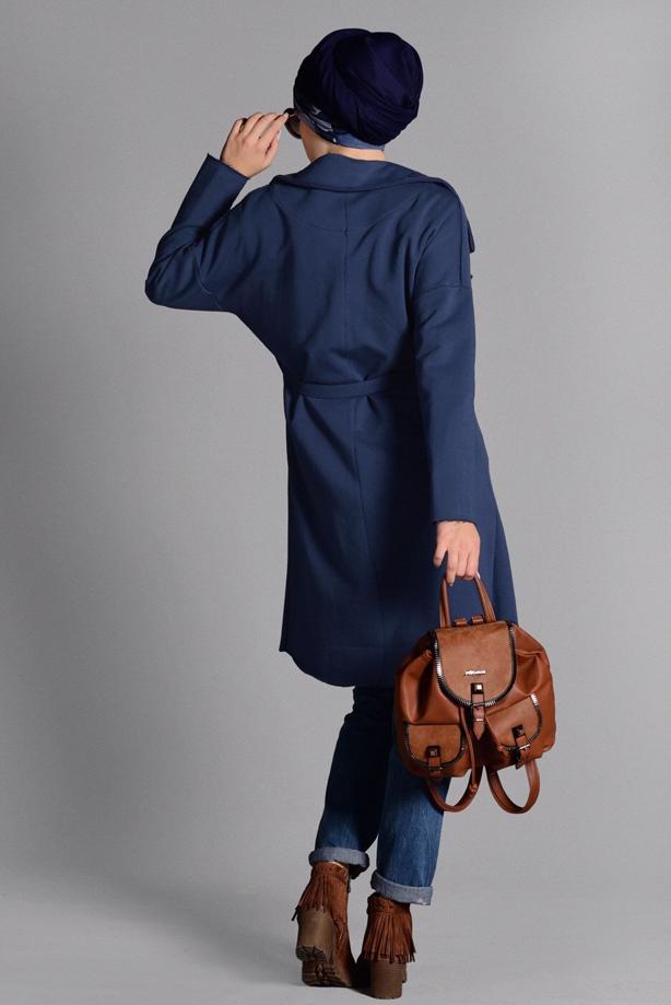 Vêtements hijab  BELTED CARDIGAN 3319  - TRENDTESETTÜR