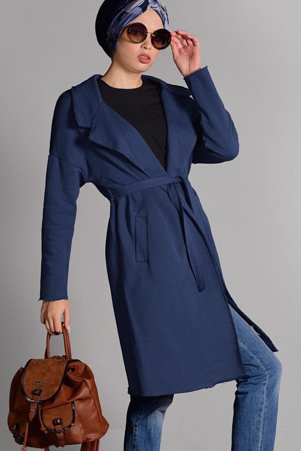 Vêtements hijab  BELTED CARDIGAN 3319  - TRENDTESETTÜR