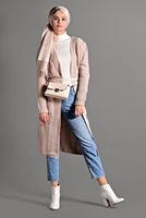 Vêtements hijab POUDRE GILET MAILLE AVEC POCHES 3719