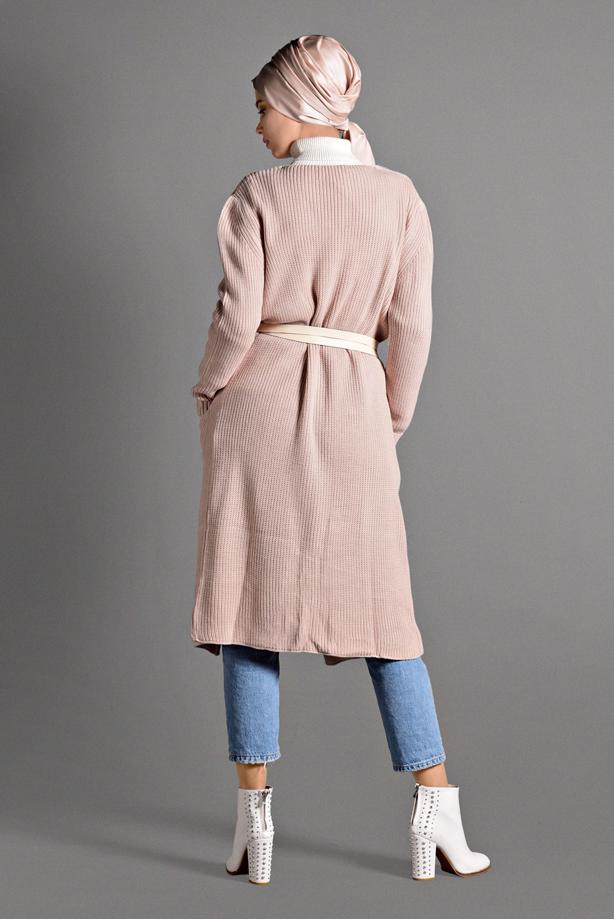 Vêtements hijab  KNIT CARDIGAN WITH POCKETS 3719  - TRENDTESETTÜR