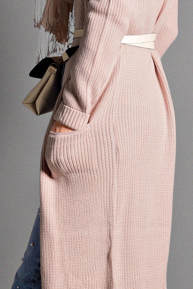 Vêtements hijab  KNIT CARDIGAN WITH POCKETS 3719  - TRENDTESETTÜR