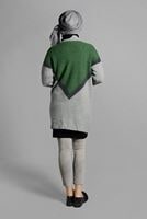 Tesettür giyim YEŞİL CEPLİ TRİKO HIRKA 4719 