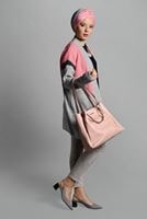 Tesettür giyim MERCAN CEPLİ TRİKO HIRKA 4719 