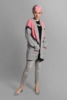 Tesettür giyim MERCAN CEPLİ TRİKO HIRKA 4719 