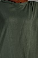 Tesettür giyim HAKİ ÇITÇIT DETAYLI TRİKO HIRKA 6519 