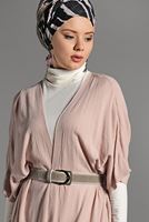 Hijab clothing POWDER FLOWING CARDIGAN 9130