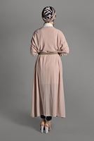 Vêtements hijab POUDRE GILET EN MAILLE À FLUIDE 9130