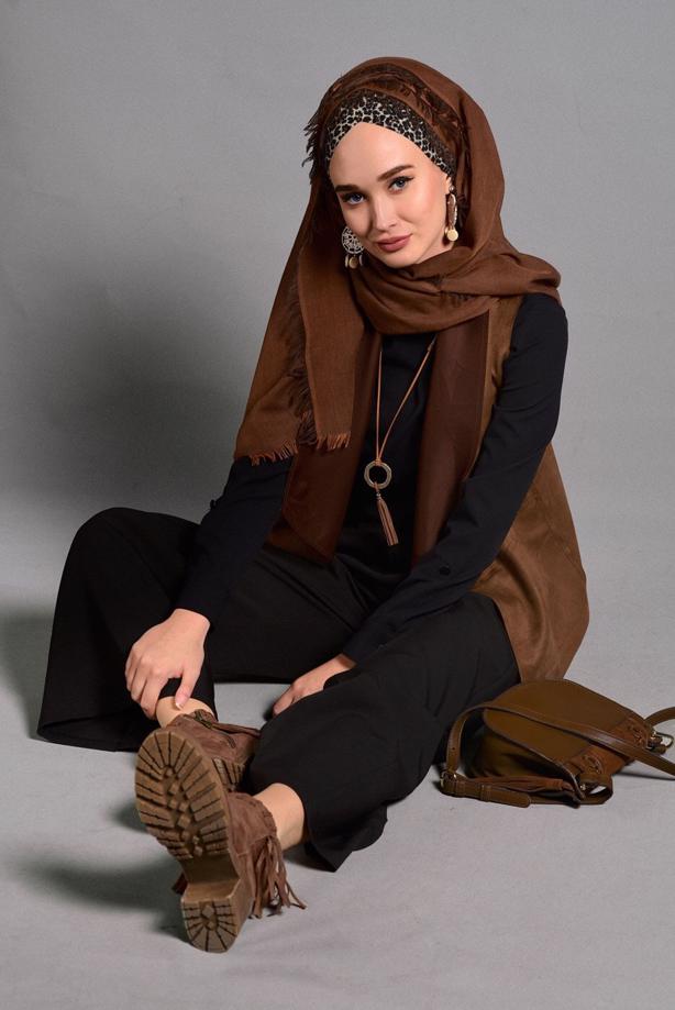 Vêtements hijab  SUEDE VEST 597  - TRENDTESETTÜR