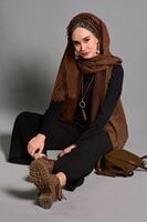 Hijab clothing BROWN SUEDE VEST 597 