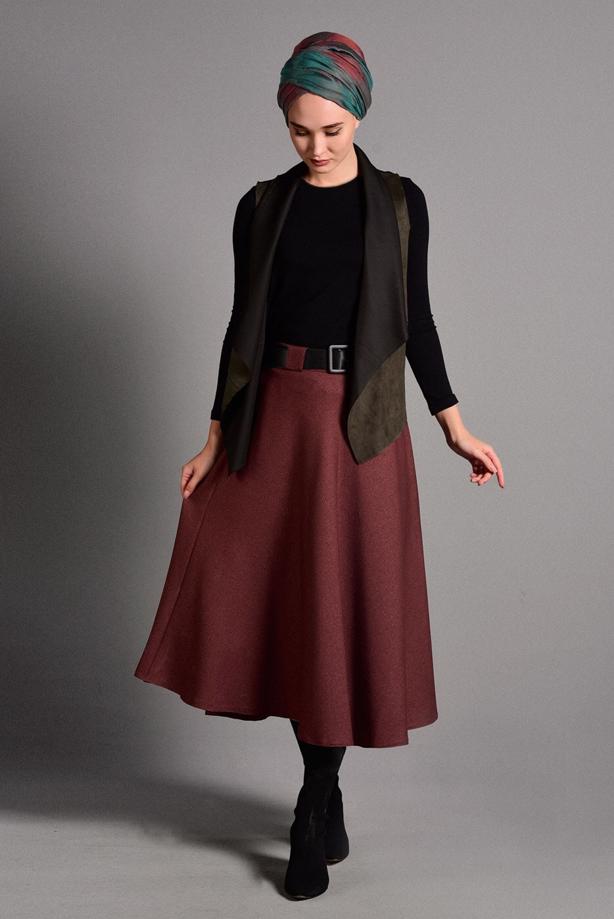 Vêtements hijab  SUEDE VEST 597  - TRENDTESETTÜR