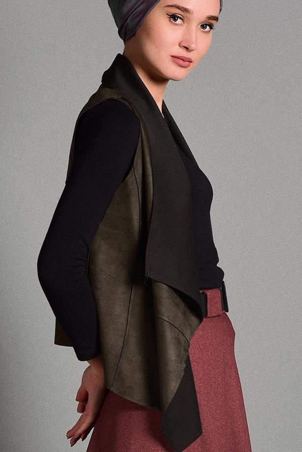 Vêtements hijab  SUEDE VEST 597  - TRENDTESETTÜR