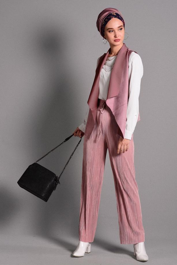 Vêtements hijab  SUEDE VEST 597  - TRENDTESETTÜR