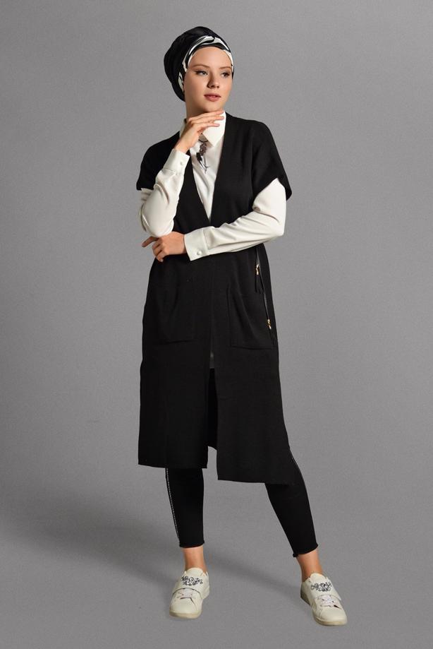 Vêtements hijab  KNIT WAISTCOAT 3905  - TRENDTESETTÜR