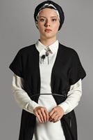 Vêtements hijab NOIR GILET EN TRICOT 3905 