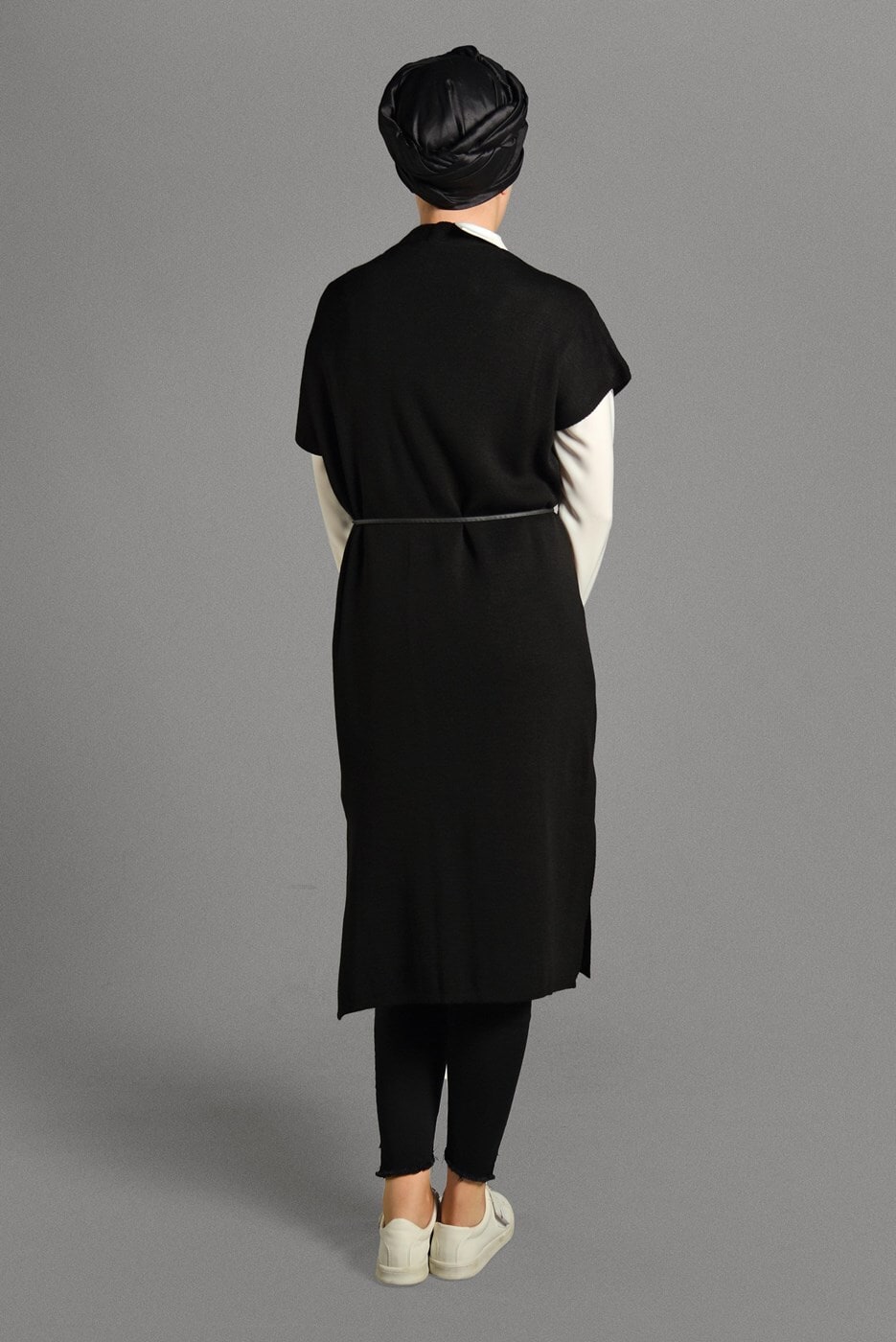 Vêtements hijab NOIR GILET EN TRICOT 3905 