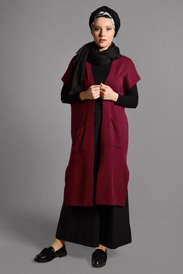 Vêtements hijab  KNIT WAISTCOAT 3905  - TRENDTESETTÜR