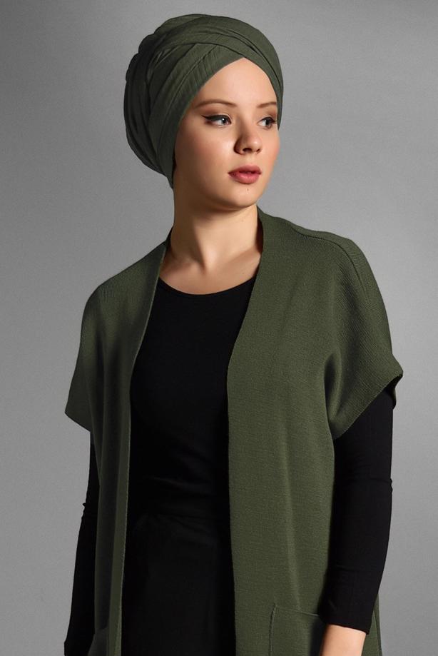 Vêtements hijab  KNIT WAISTCOAT 3905  - TRENDTESETTÜR