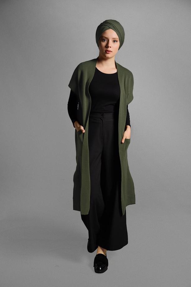 Vêtements hijab  KNIT WAISTCOAT 3905  - TRENDTESETTÜR