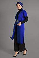 Vêtements hijab BLEU MARINE GILET EN TRICOT 3905 