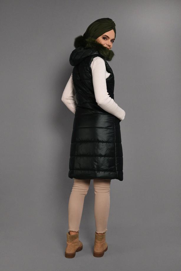 Vêtements hijab  HOODED ZIPPED GILET 6053  - TRENDTESETTÜR