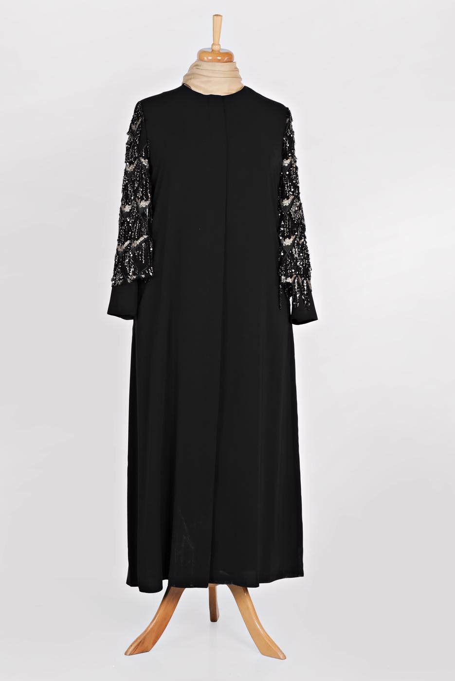 Vêtements hijab NOIR T 8299 Alvina New Alya Ferace